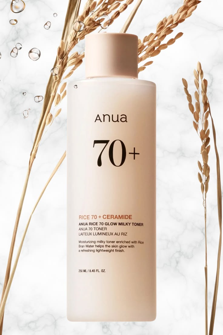 Anua 70+ rice & ceramide toner